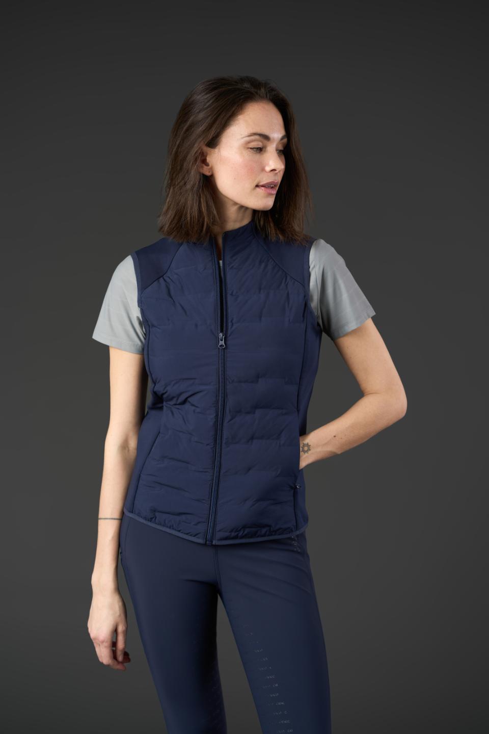 CATAGO VALA Kort ridevest. Navy