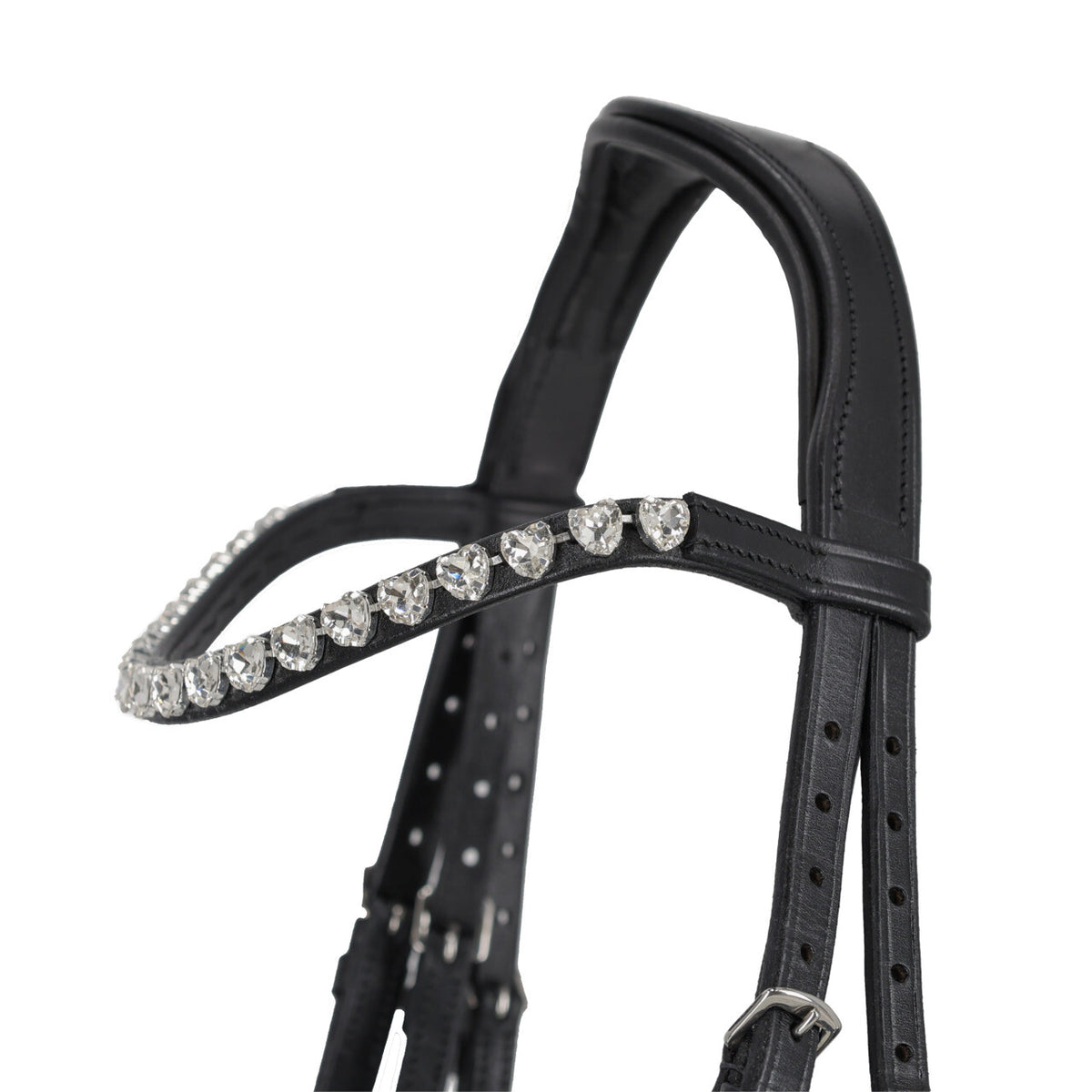 QHP BIXIE SILVER Trense. Sort