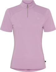 EQUIPAGE HASTY T-shirt med ½ lynlås. Lavender Herb