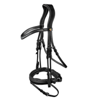 WALDHAUSEN S-LINE GLAMOUR Trense. Sort