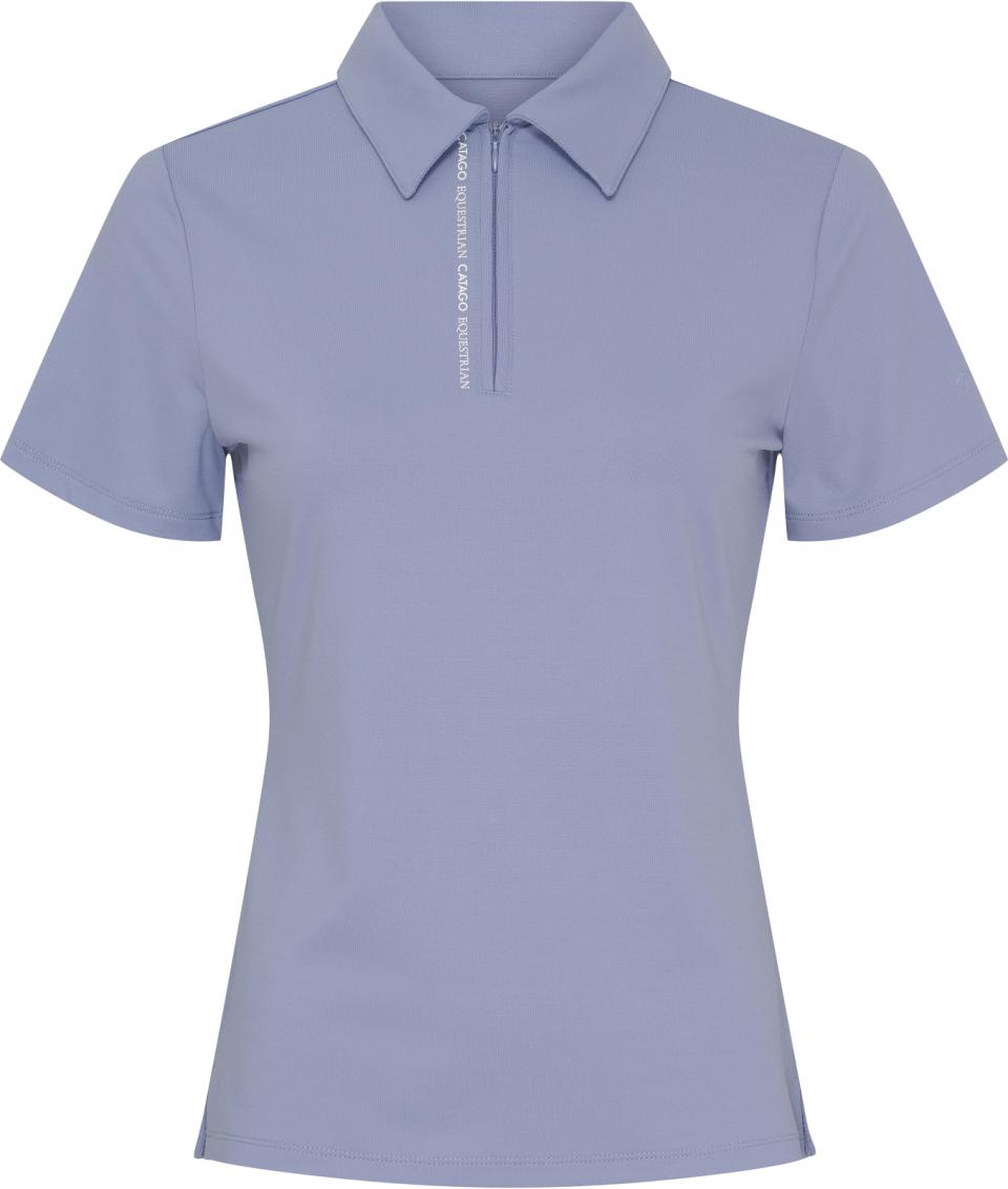 CATAGO NASH Polo T-shirt med lynlås i halsen. Tempest