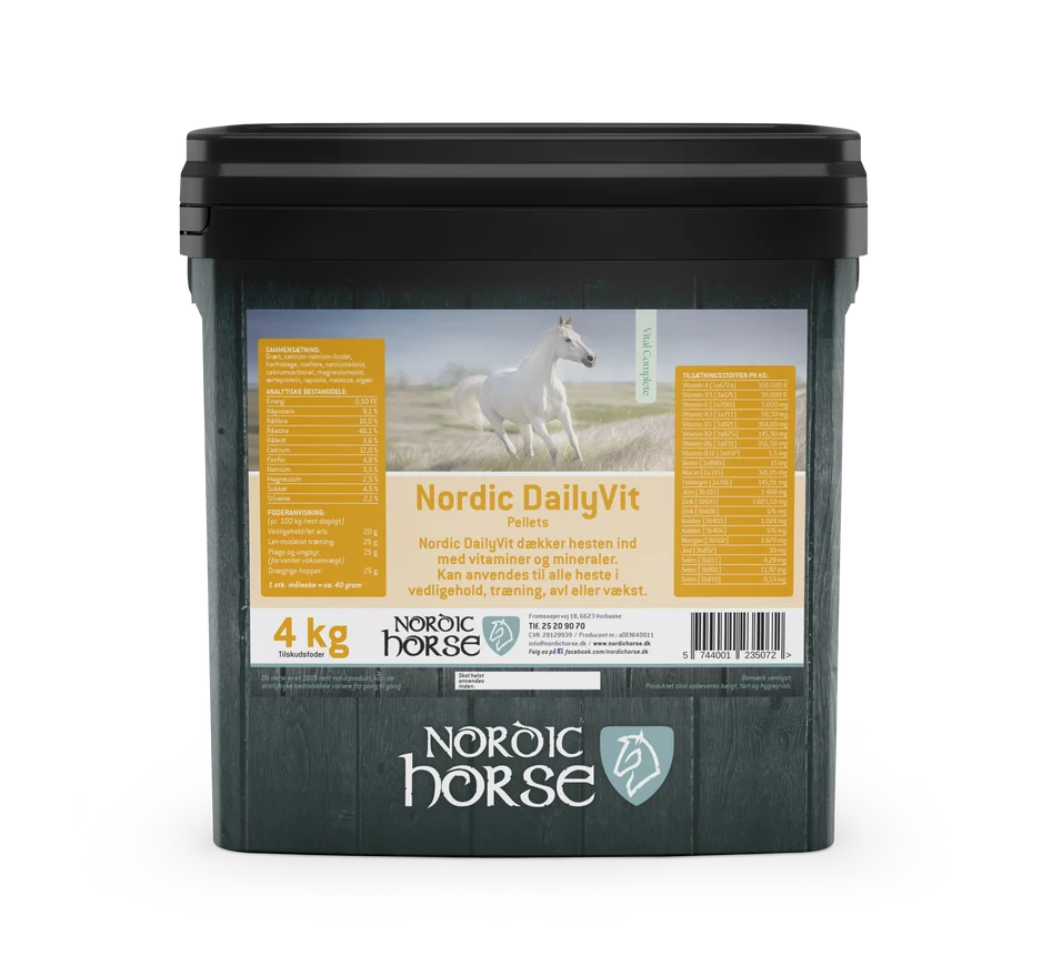 NORDIC HORSE Daily Vit Pellets. 4 kg