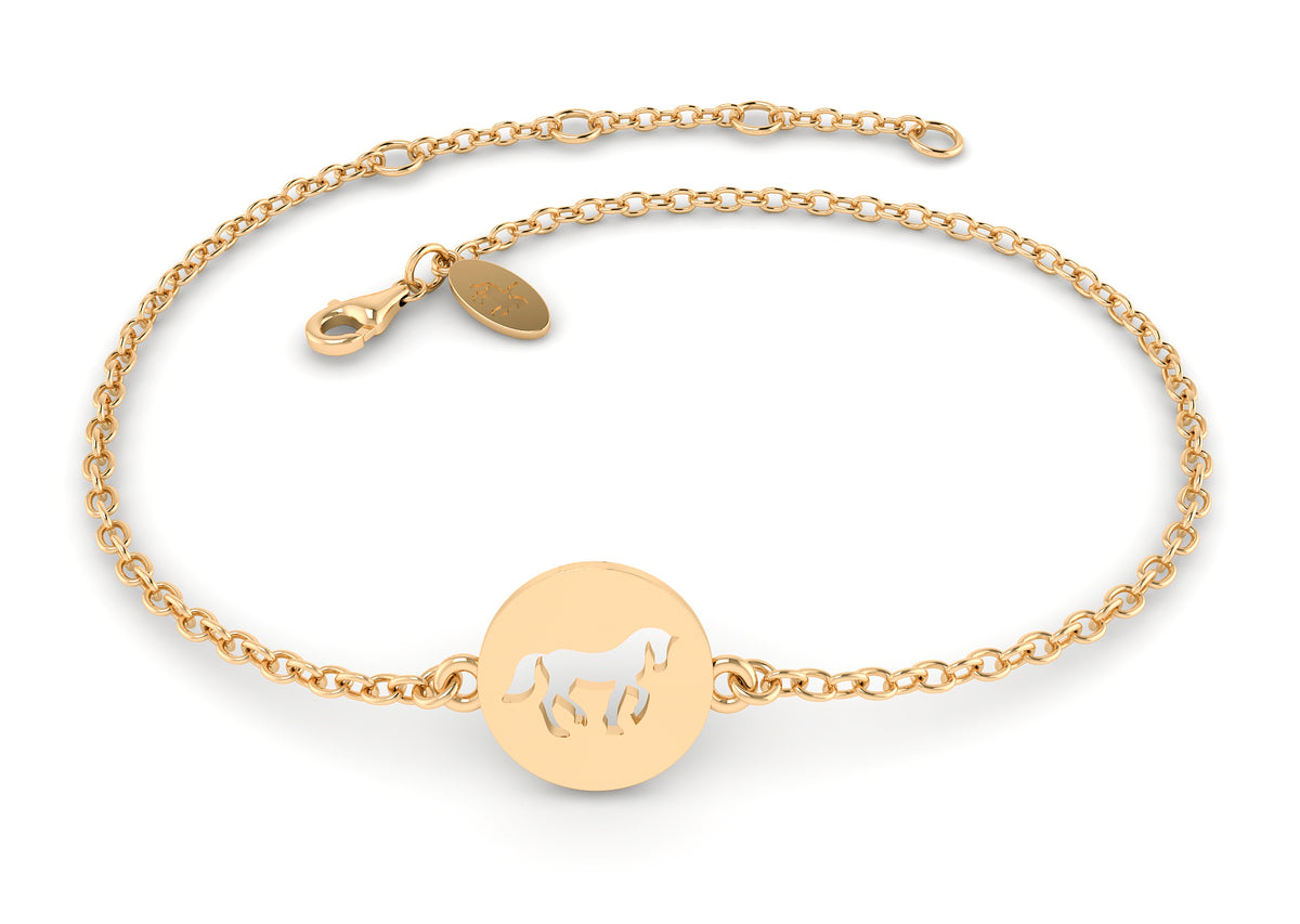 HELGSTRAND JEWELLERY Cassidy Armbånd Udskåret Plade, Blank 9 mm