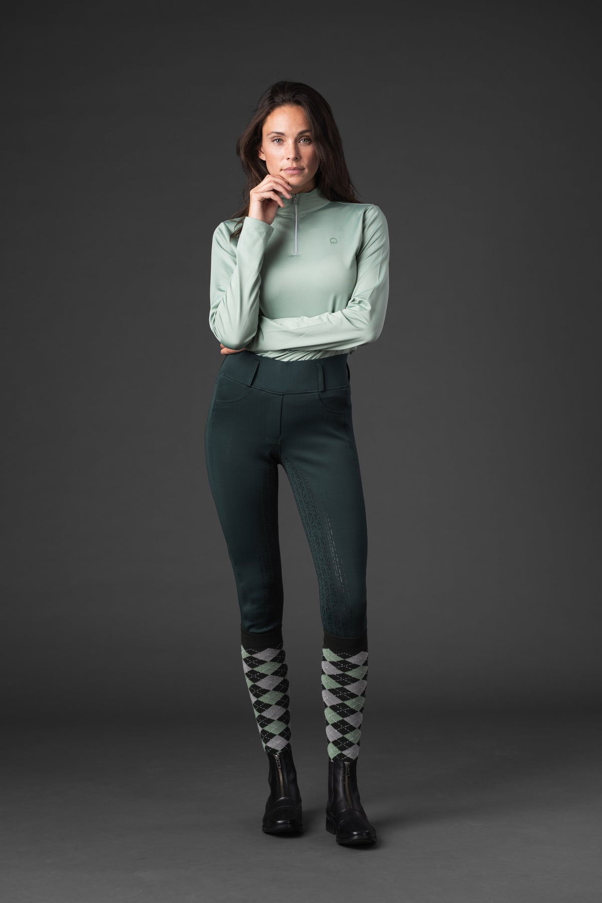 EQUIPAGE SHANNON Ridetights. Ponderosa Pine