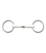 HAPPY MOUTH 2-delt trensebid med løse ringe. Med æblesmag