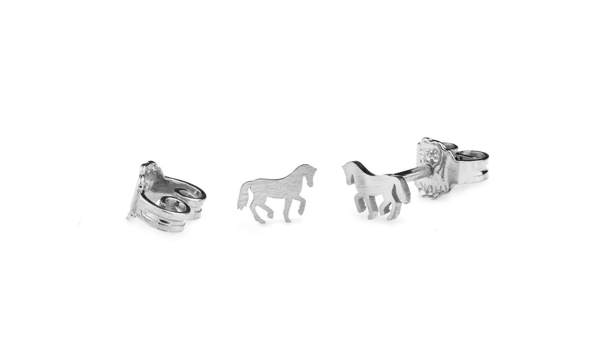 HELGSTRAND JEWELLERY Cassidy Heste Ørestikker, Blank XS