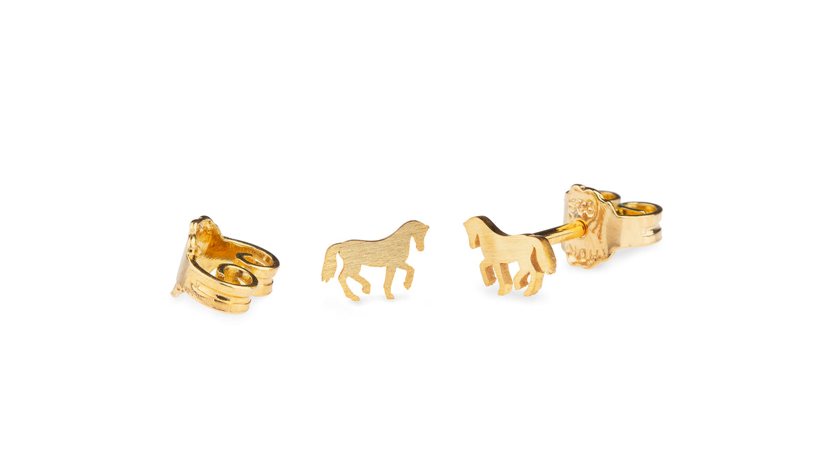 HELGSTRAND JEWELLERY Cassidy Heste Ørestikker, Blank XS