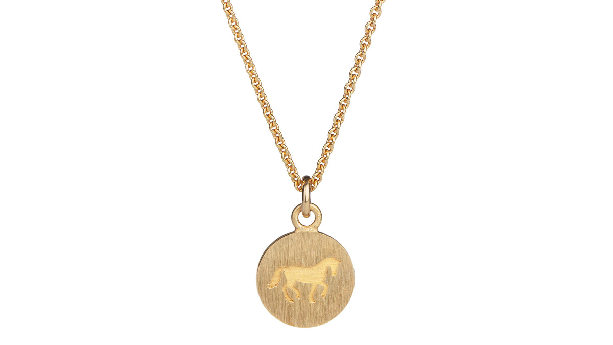 HELGSTRAND JEWELLERY Cassidy Fræset Vedhæng, Matteret 9 mm