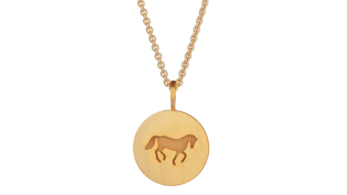 HELGSTRAND JEWELLERY Cassidy Fræset Vedhæng, Blank 15 mm