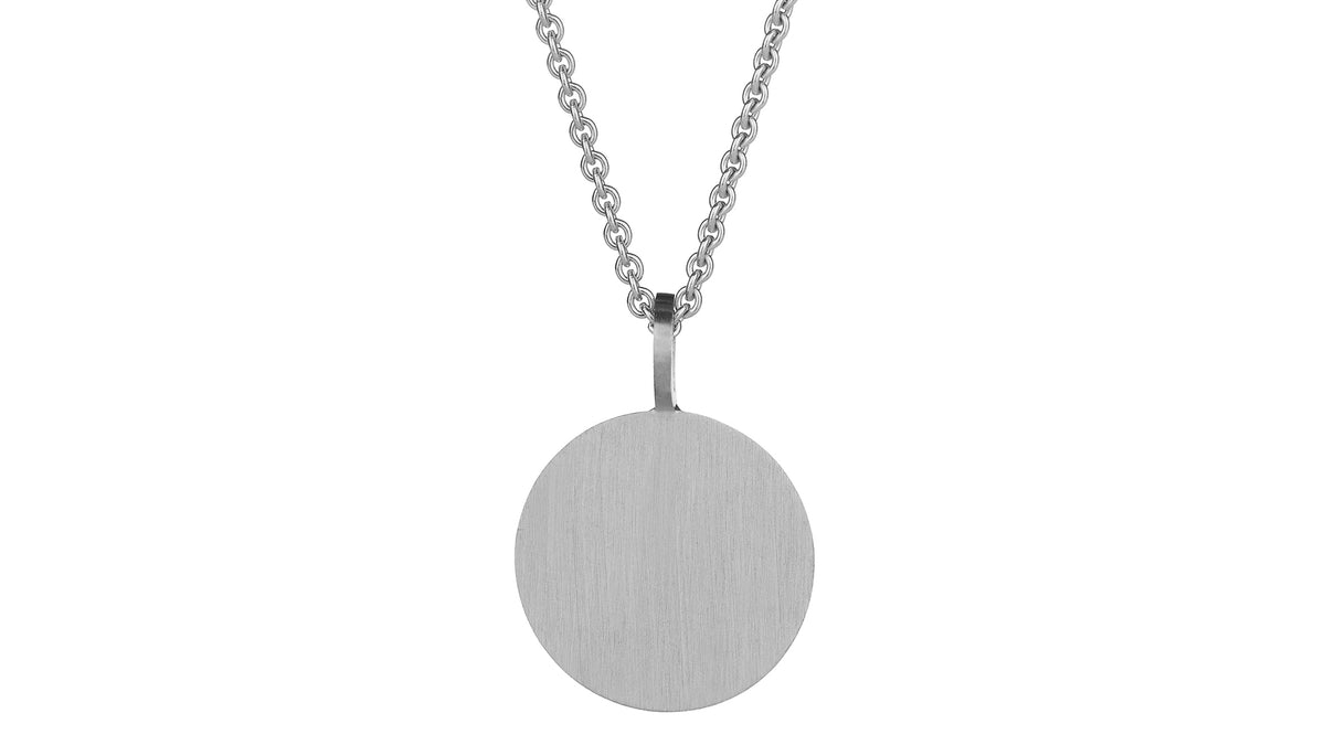 HELGSTRAND JEWELLERY Cassidy Glat Vedhæng, Matteret 15 mm