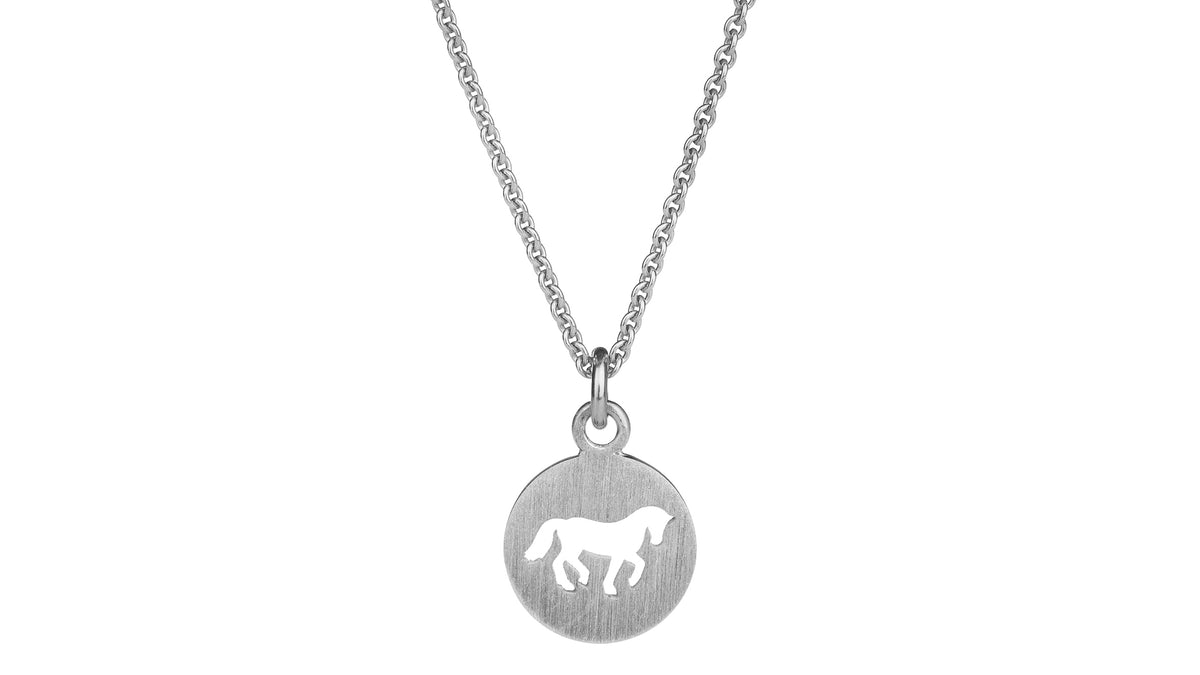 HELGSTRAND JEWELLERY Cassidy Udskåret Vedhæng, Blank 9 mm