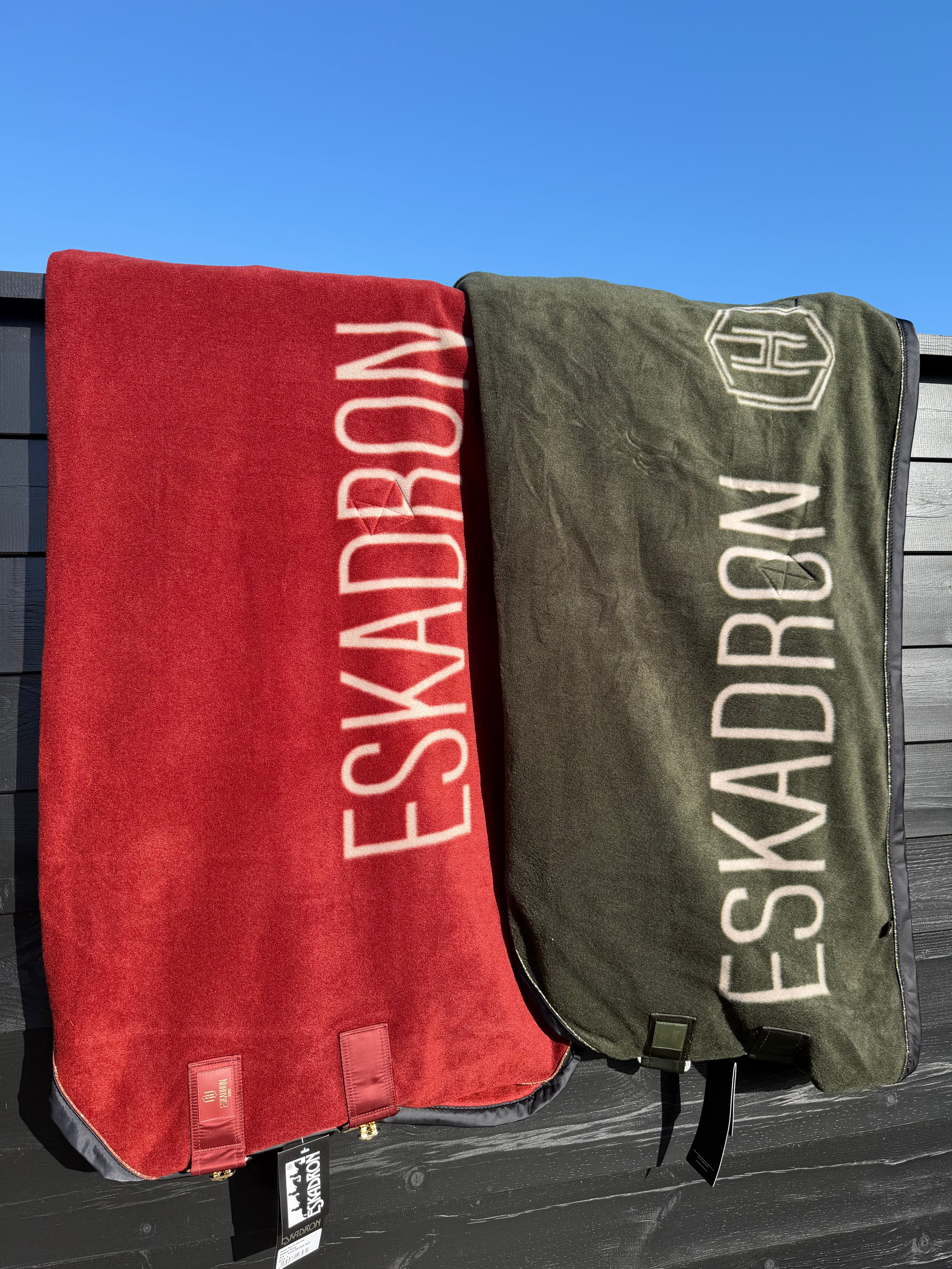 ESKADRON Heritage, sved dækken fleece, Rød