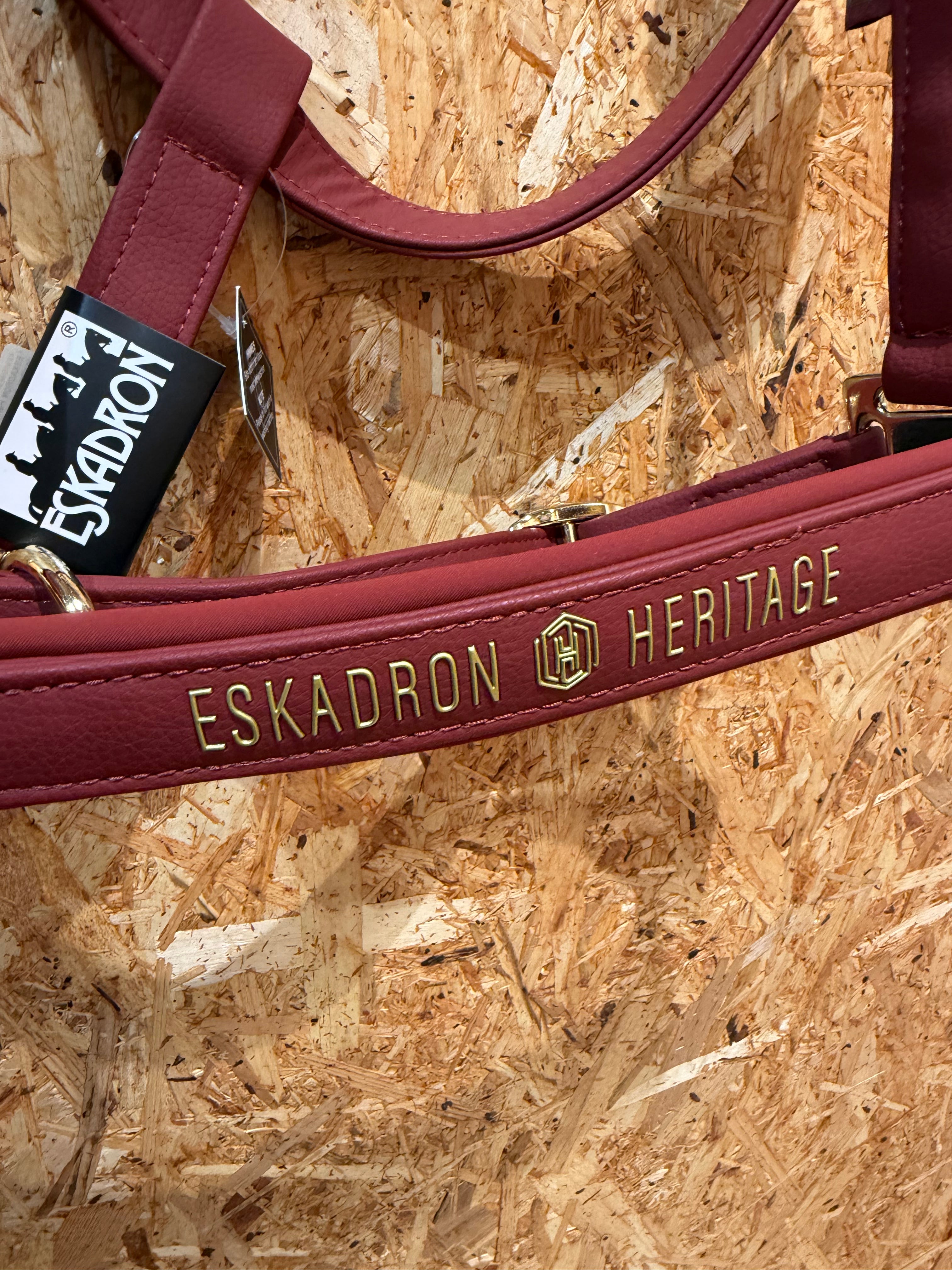 ESKADRON Heritage faux leather grime, Rød
