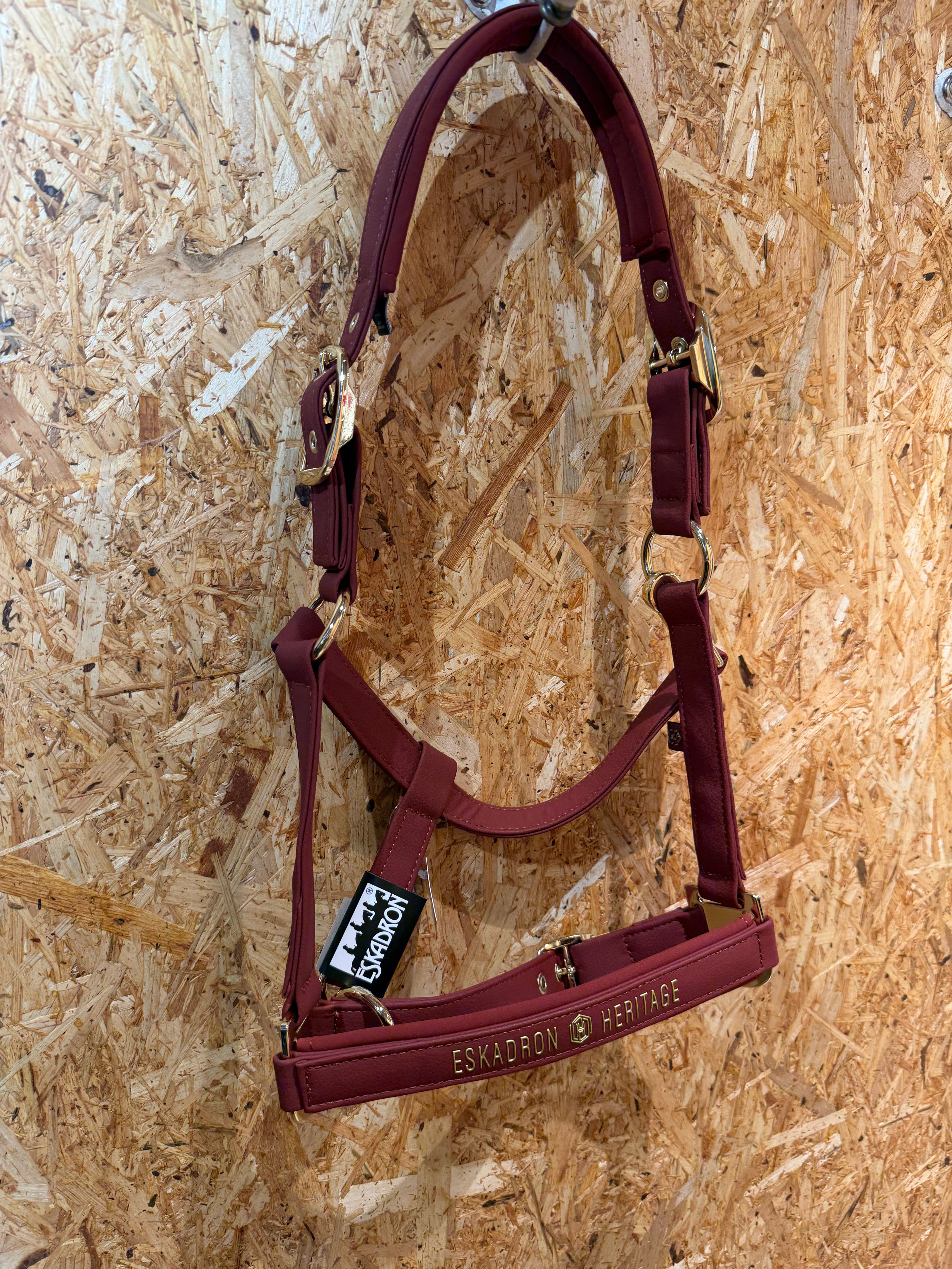 ESKADRON Heritage faux leather grime, Rød