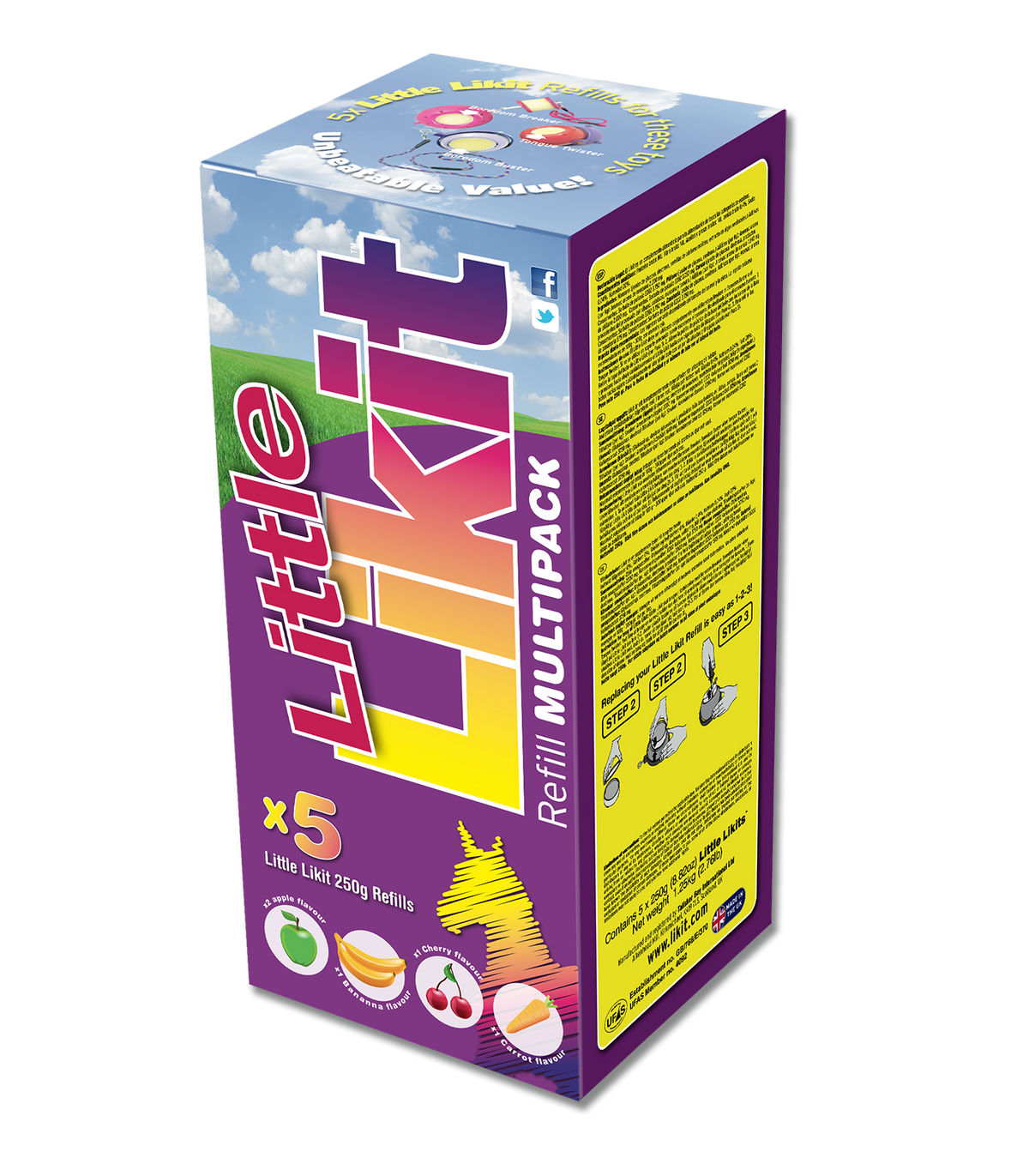LIKIT Multipakke. 5 x 250g