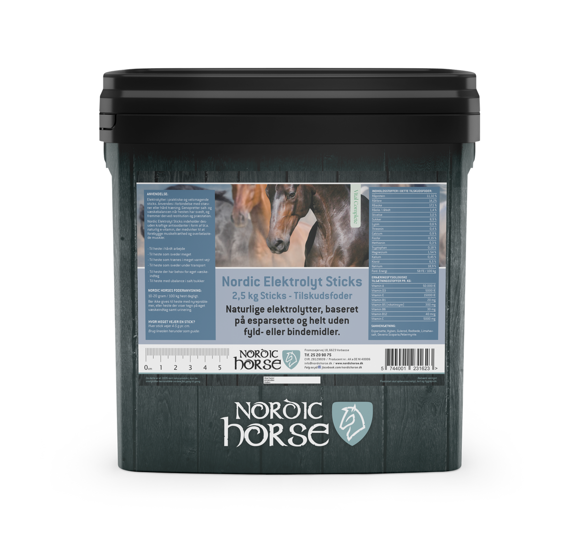 NORDIC HORSE Elektrolyt Sticks. 2,5kg