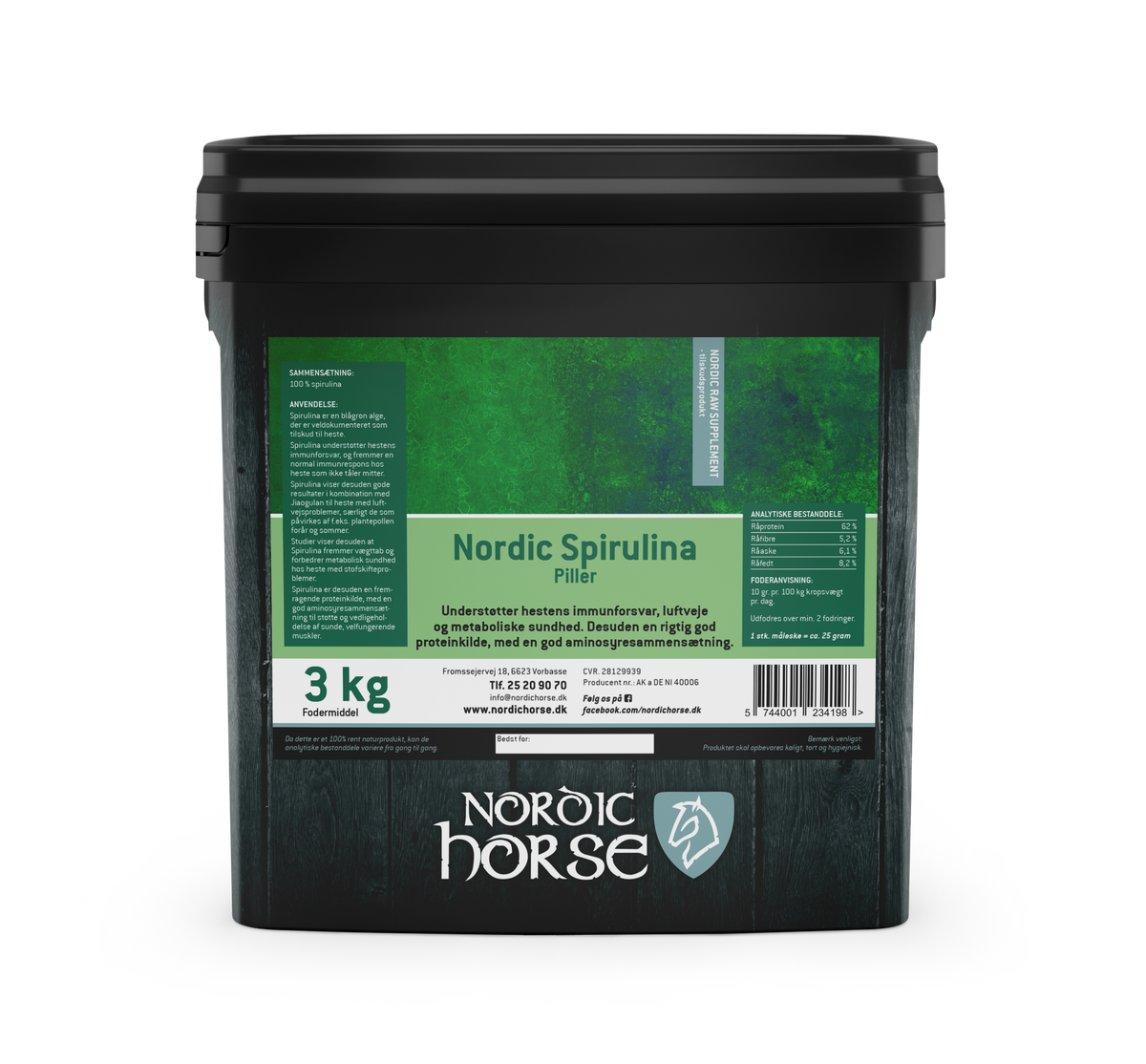 NORDIC HORSE Spirulina. 3kg