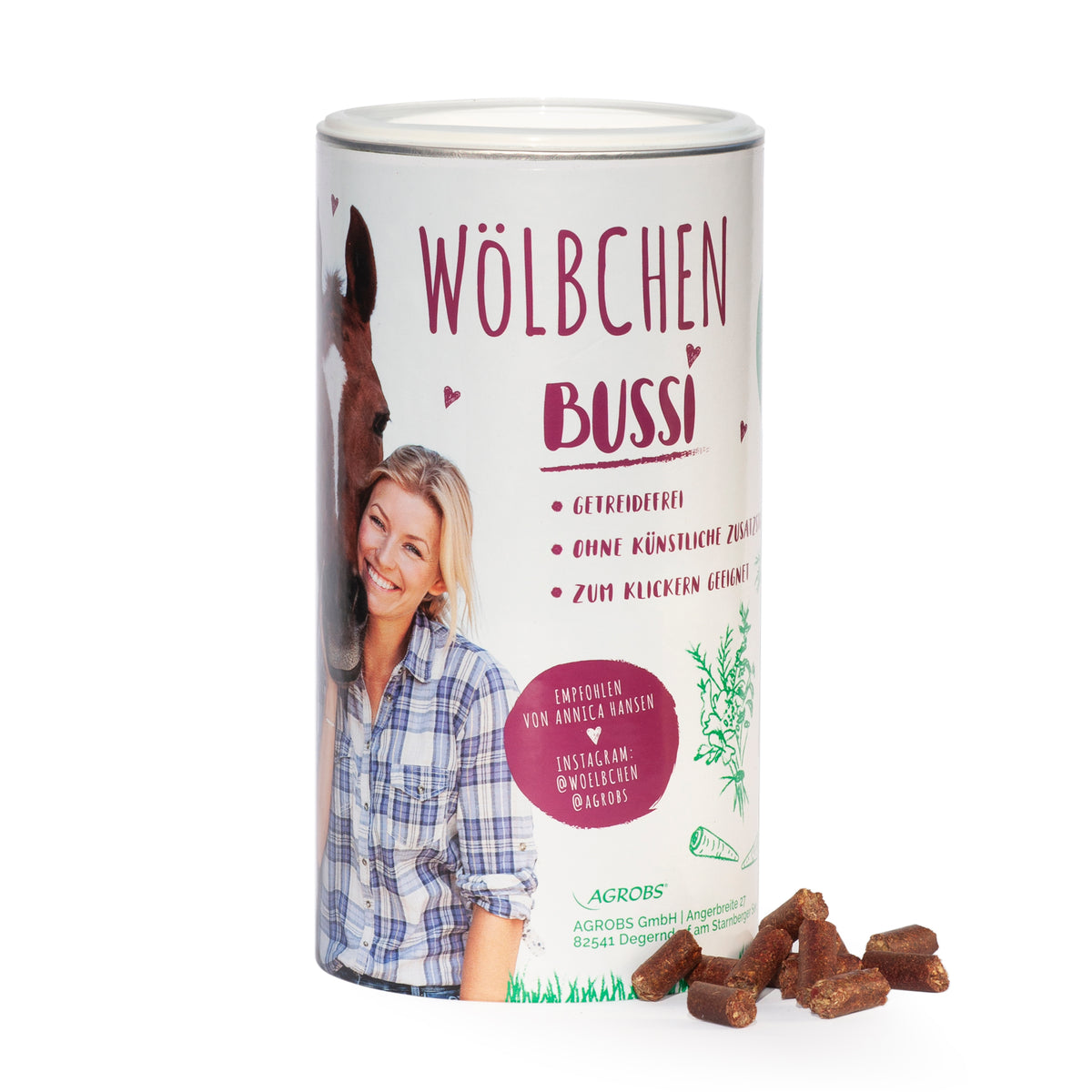 AGROBS Wölbchen Bussi godbidder. 750g