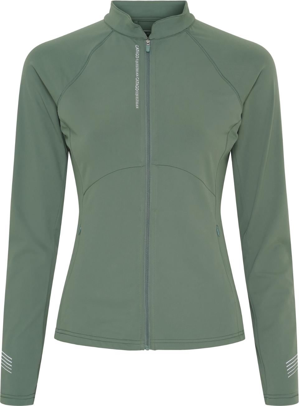 CATAGO TABITA Zip-cardigan. Laurel Wreath