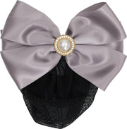 EQUIPAGE AGNES Hårnet med sløjfe, onesize. Opal Grey