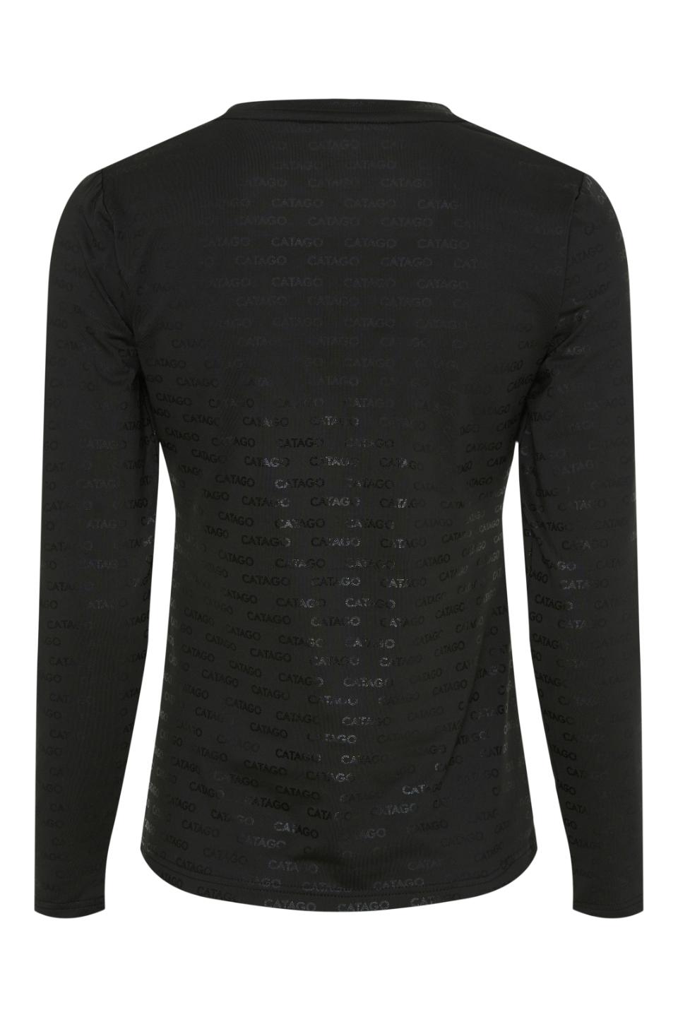 CATAGO AMINA Langærmet ridebluse med logo
