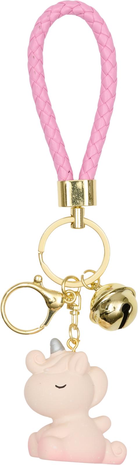 EQUIPAGE Unicorn Rubber nøglering. Misty Rose