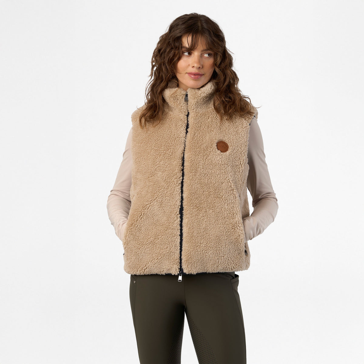 HV Polo bodywarmer, Calista Chalk