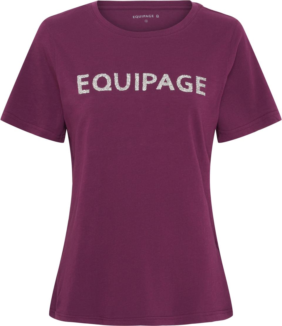 EQUIPAGE TELINA T-shirt. Italian Plum