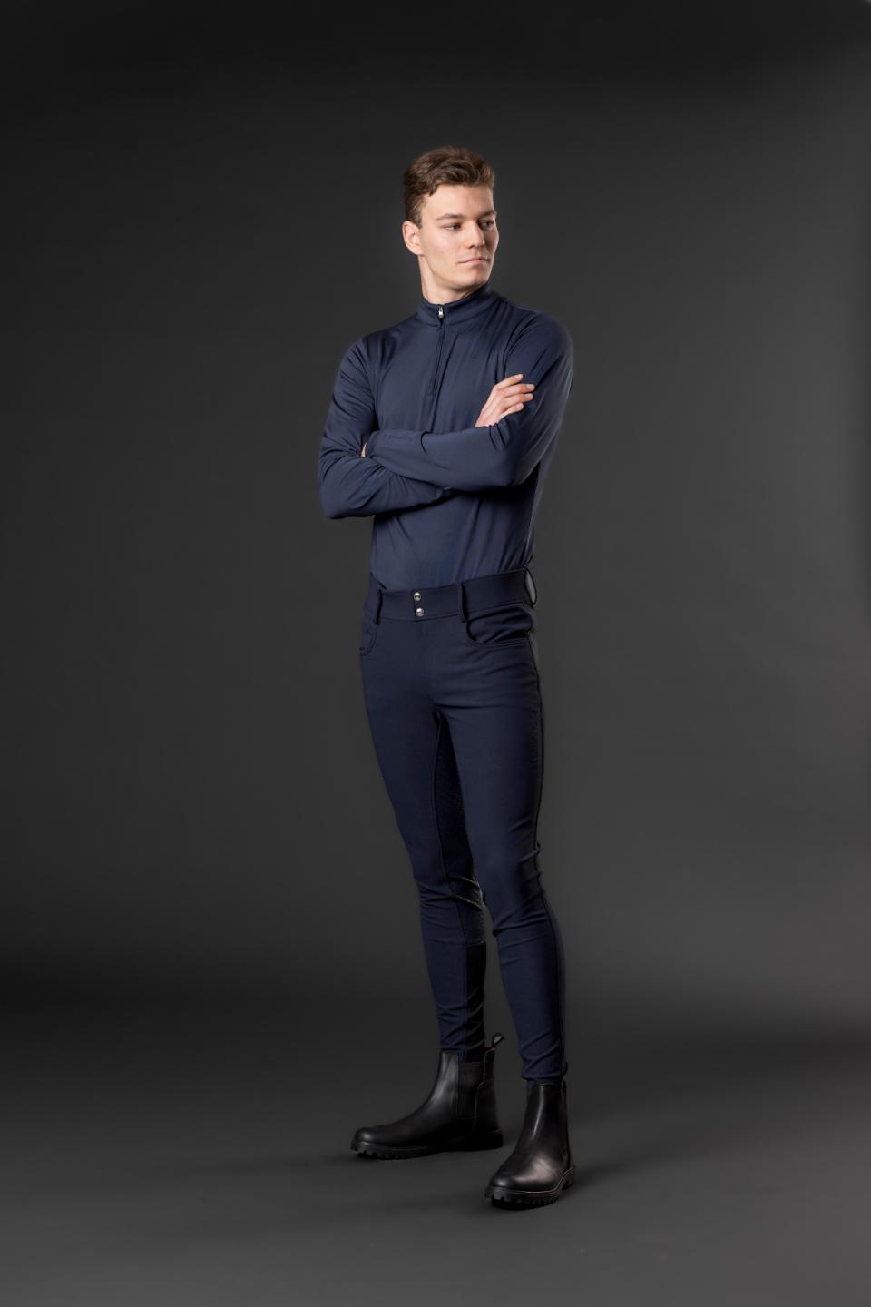 EQUIPAGE MEN STEVE Half-zip langærmet ridetrøje