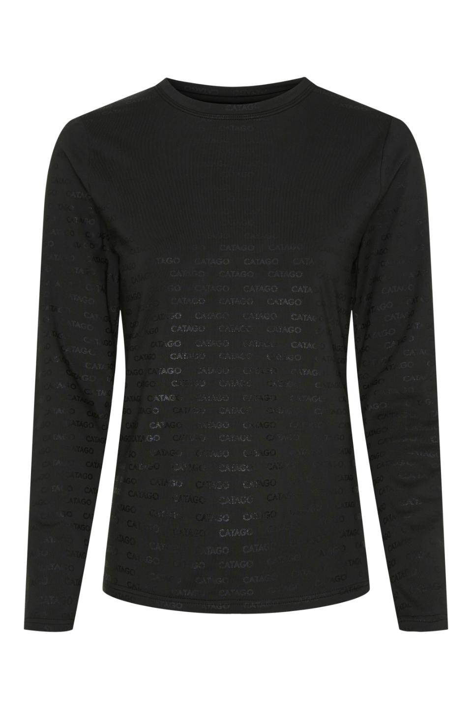 CATAGO AMINA Langærmet ridebluse med logo