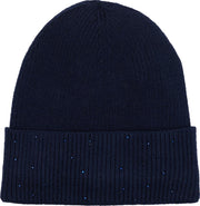 EQUIPAGE VAINO Strikhue med sten. Navy