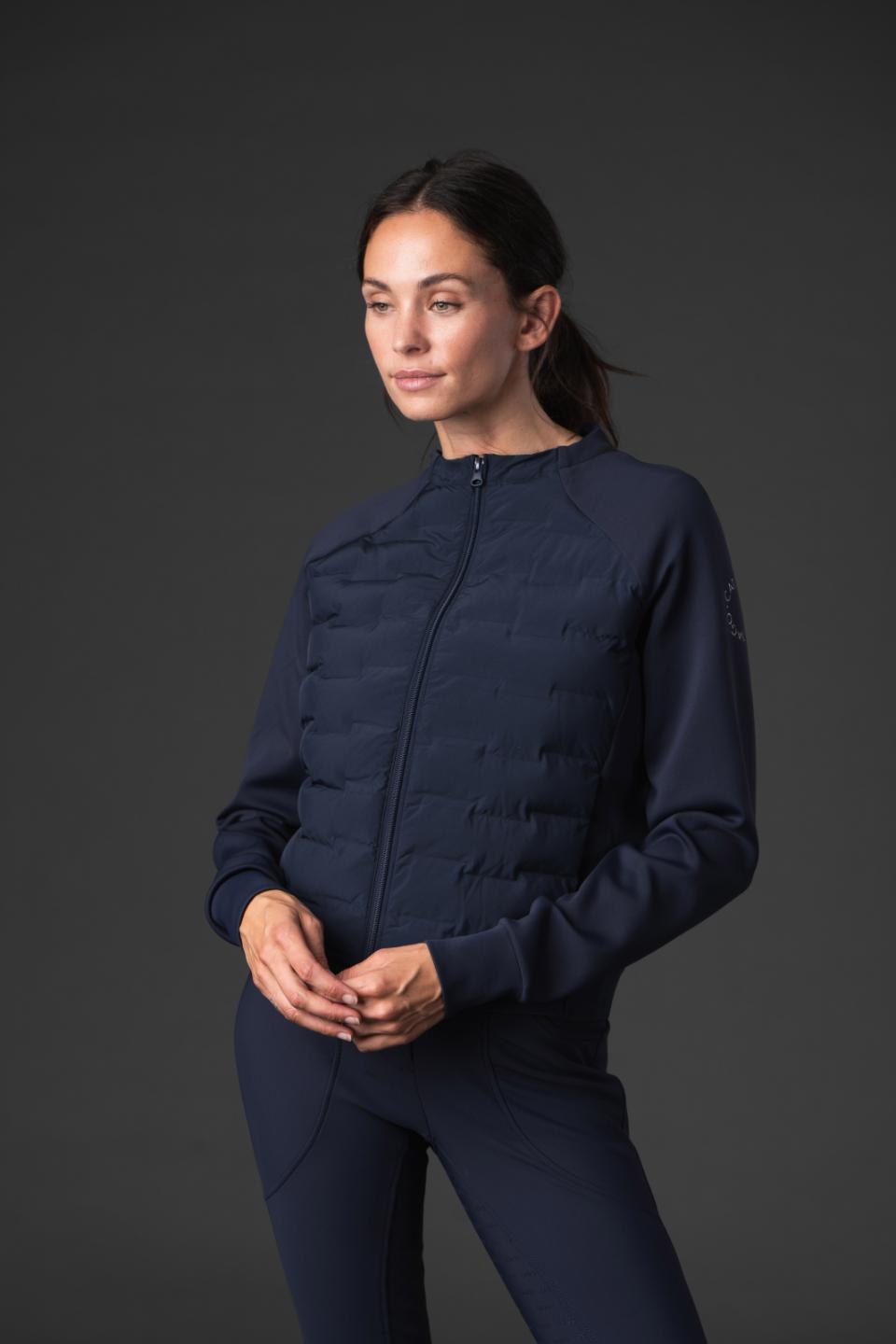CATAGO VALA Kort ridejakke. Navy