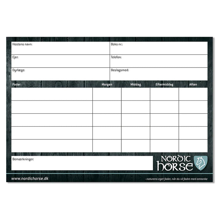 NORDIC HORSE Fodertavle