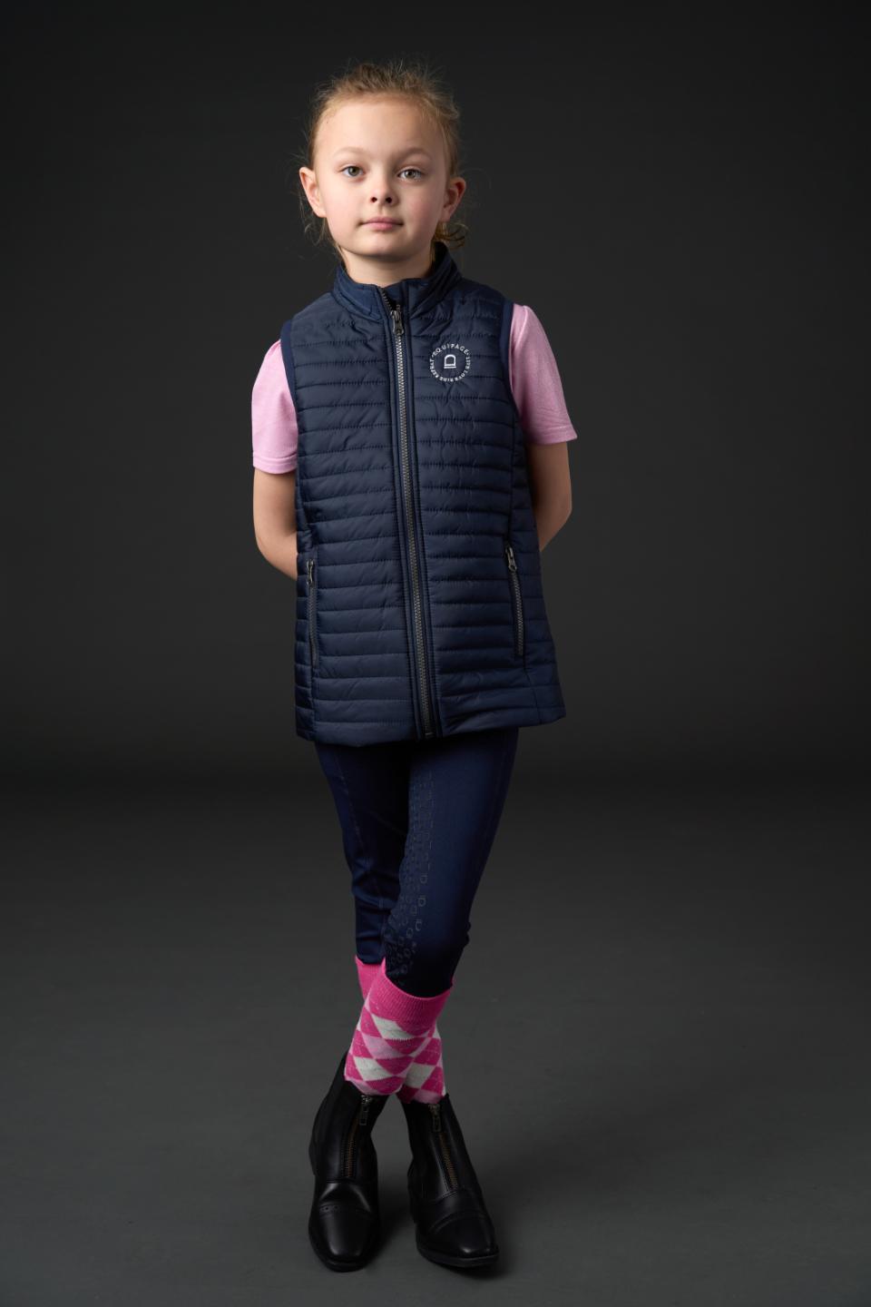 EQUIPAGE KIDS TATE Ridevest. Navy