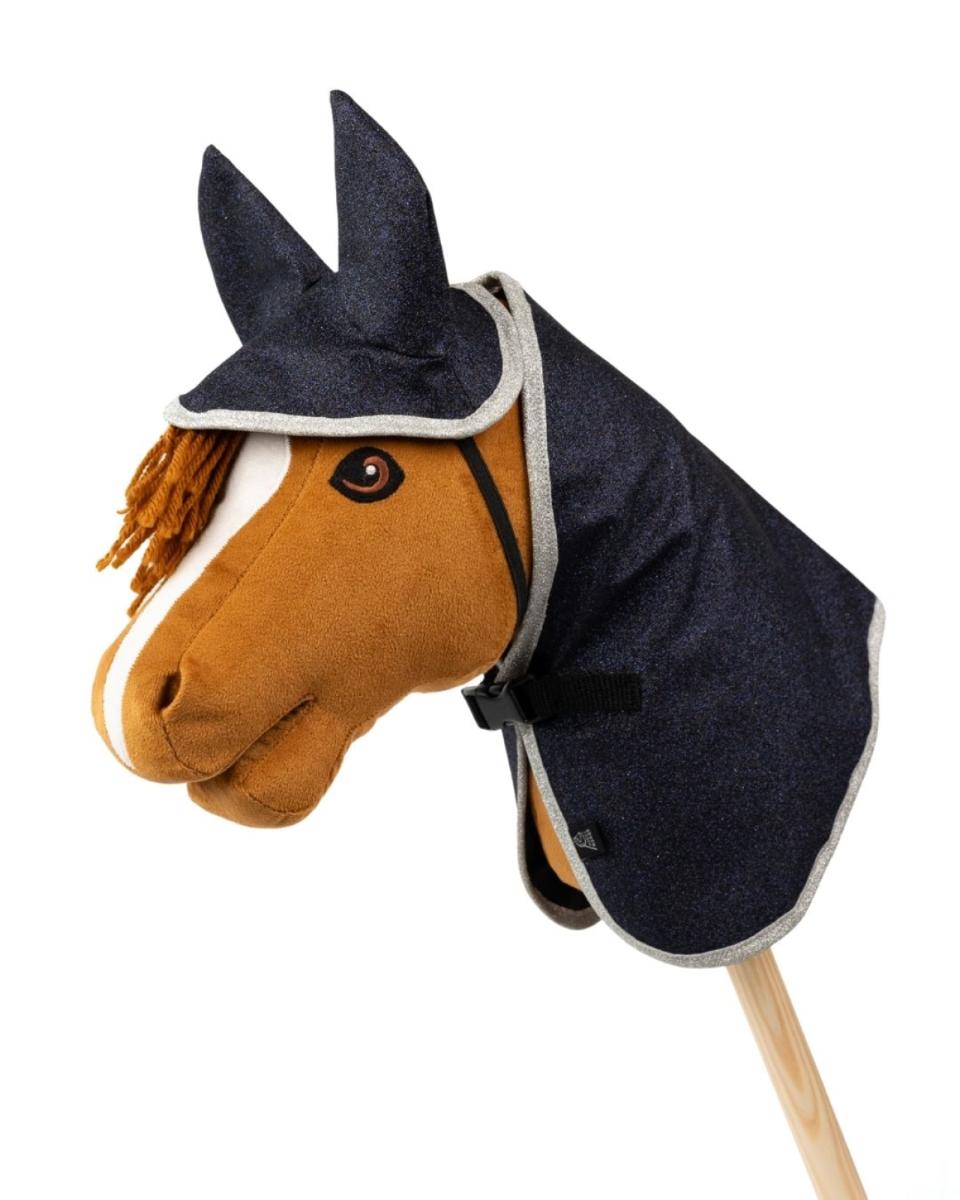 MY HOBBY HORSE Dækken og hut til kæphest. Navy glitter