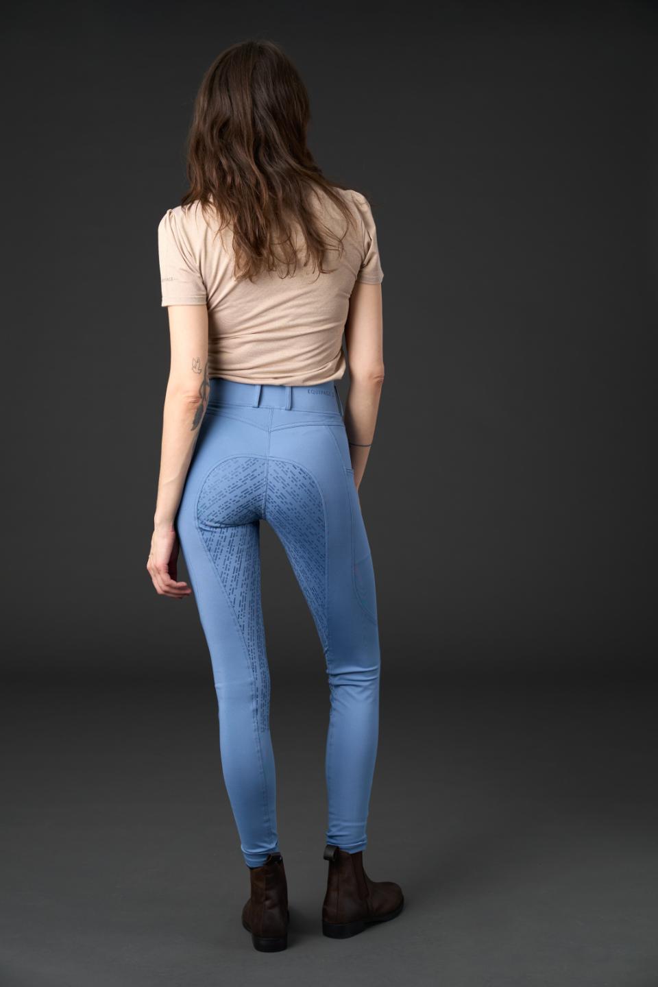 EQUIPAGE KALEA Ridetights med full grip. Coronet Blue