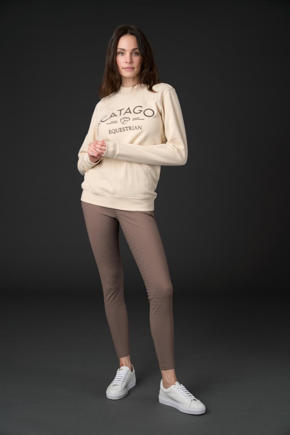 CATAGO TINLEY Langærmet sweatshirt. Sandshell