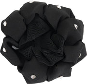 EQUIPAGE ASTRID Hårnet med roset, onesize. Sort