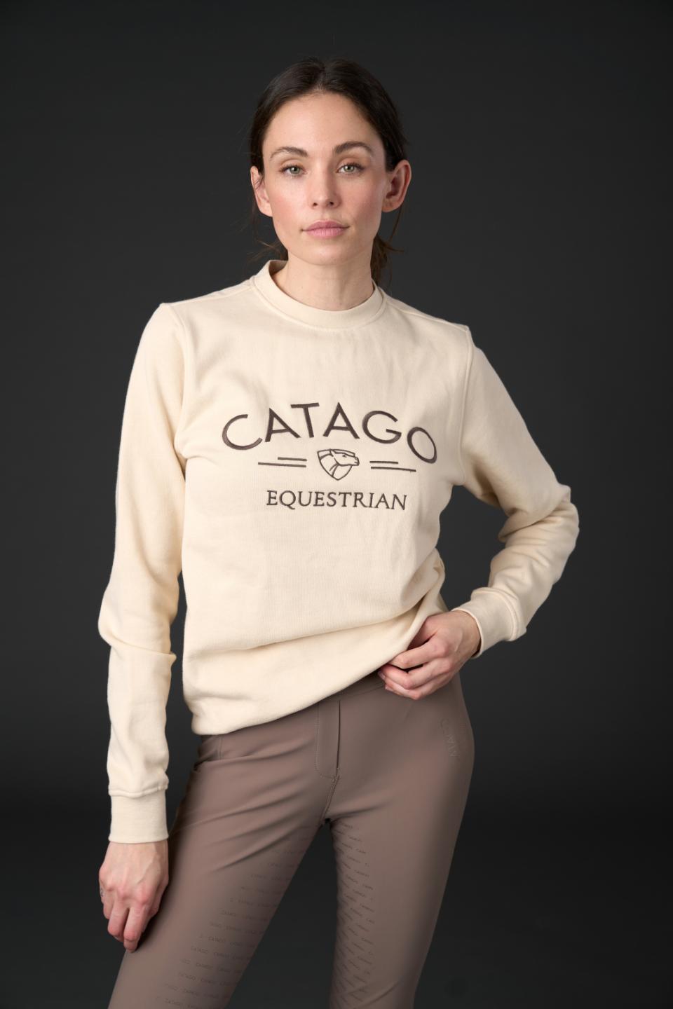 CATAGO TINLEY Langærmet sweatshirt. Sandshell