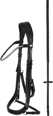 HORSEGUARD VINJA Anatomisk trense. Sort
