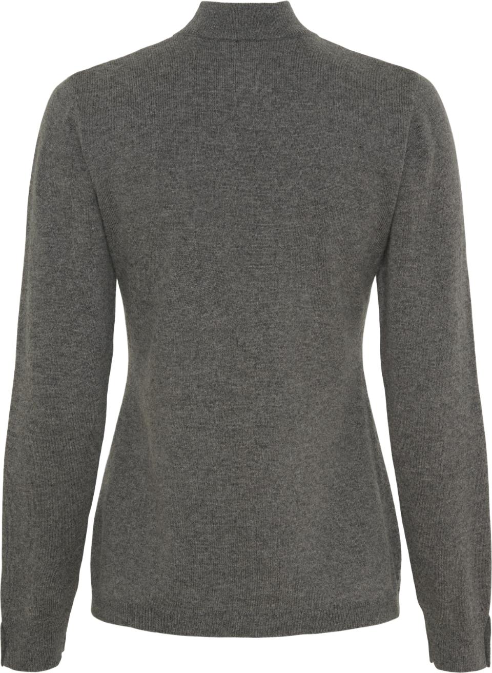 CATAGO AVA Mohair strik pullover. Grey Melange
