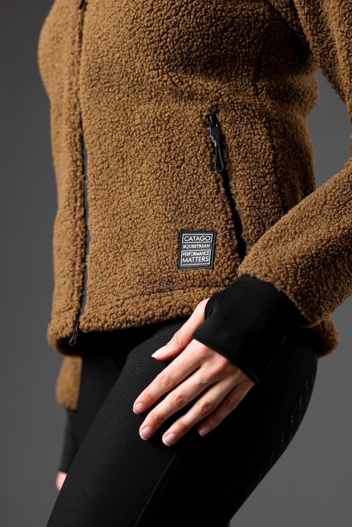 CATAGO ASHLEY Fleece jakke. Kangaroo