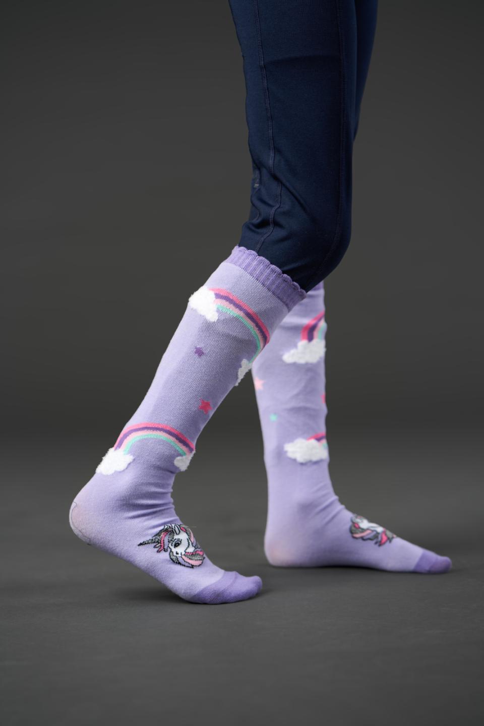 EQUIPAGE KIDS ALLIE Ridestrømper. Lavender