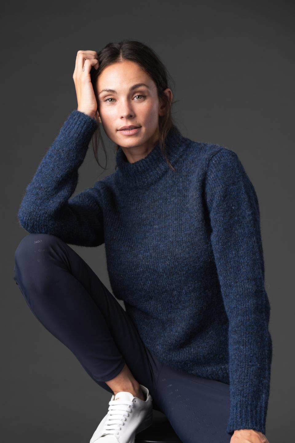CATAGO VALERIE Strikket pullover. Navy