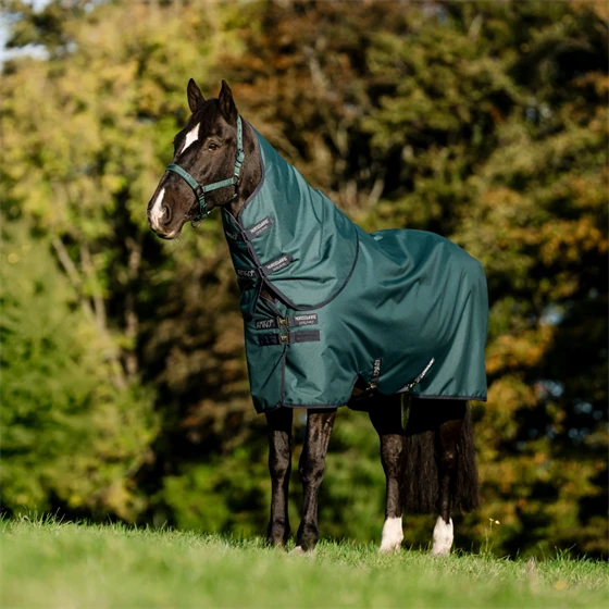 HORSEWARE AMIGO Ripstop 900 Plus. 0g regndækken. Green Dynasty
