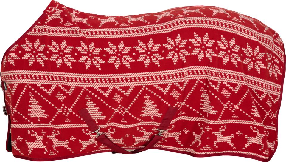HORSEGUARD Juletæppe i fleece