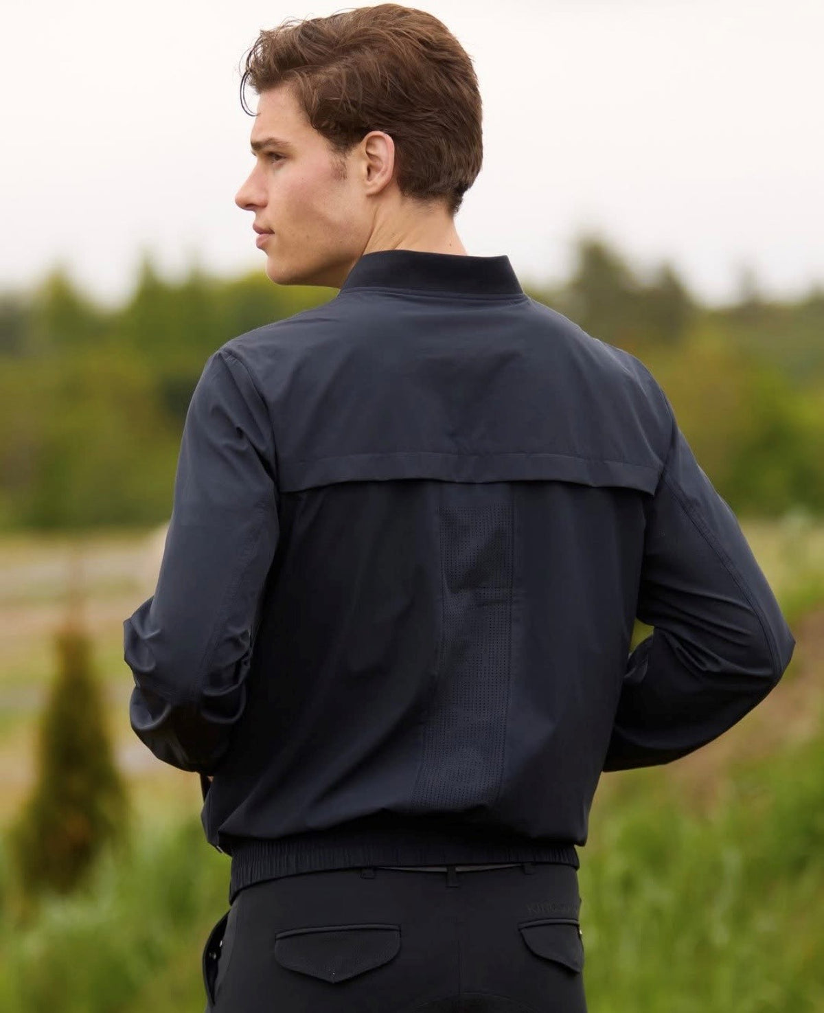 KINGSLAND LEON Ridejakke. Navy. Herre