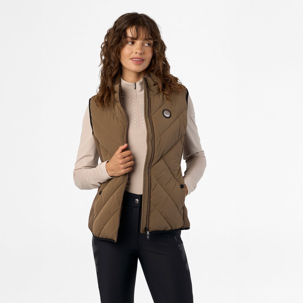 HV Polo bodywarmer, Orabella Peacan