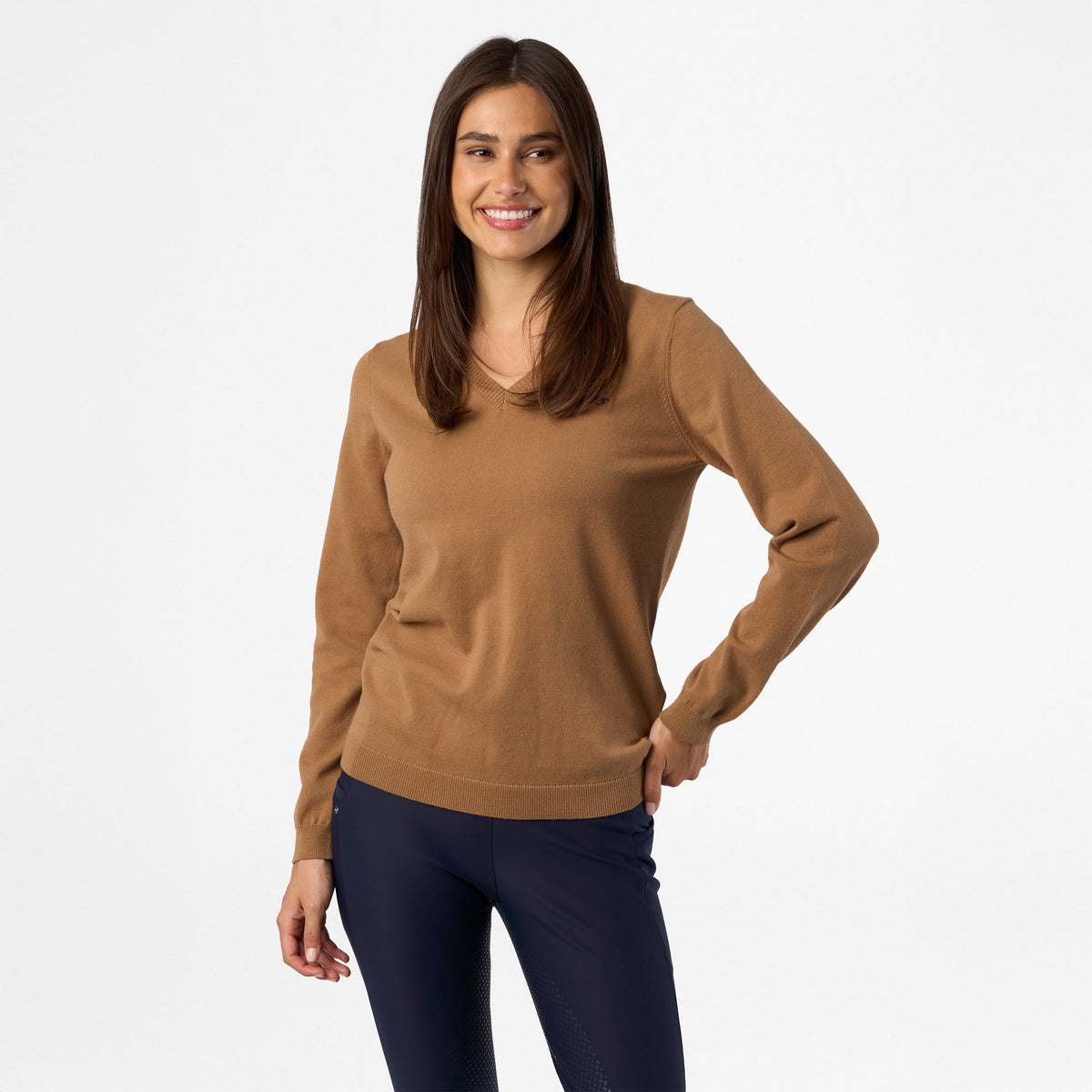 HV Polo Pullover, Oralie camel