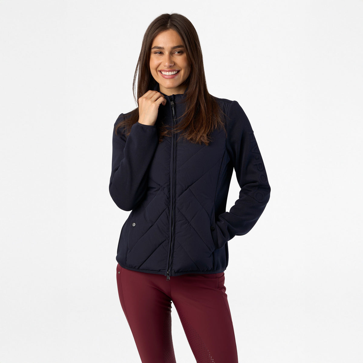 HV Polo jacket Orchid, navy
